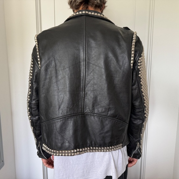 La Roxx Vintage Leather Moto Jacket - Picture 6 of 7